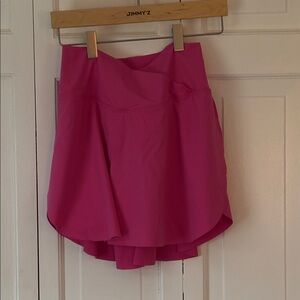 HALARA Hot Pink Athletic Flare Skort